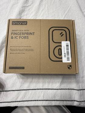 A1-sbf-s Smonet Fingerprint Smart Lock Keyless Entry Door Electronic Keypad Deadbolt