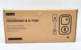 A1-sbfhs-s Smonet New Smart Lock With Fingerprint And Ic Fobs - Satin Nickel