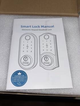 Smus-zns-y001-sli Smonet Smart Door Lock Fingerprint Keyless Entry
