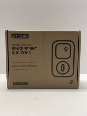 Y1-bbf-s Smonet Smart Lock With Fingerprint And Ic Fobs - New Open Box