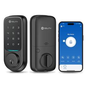 Solity 809972440102 No-hub Smart Digital Door Lock Designed In Korea Keyless Entry Wi-fi Remo