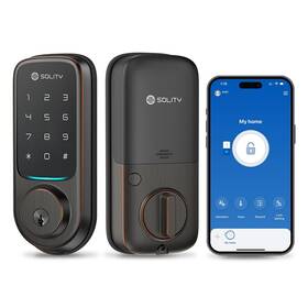 Solity 809972440119 No-hub Smart Digital Door Lock Designed In Korea Keyless Entry Wi-fi R