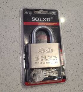 Iso-9002 Solxd Bs551-1 New 60 Mm Solid Brass Security Lock Certified Locksport