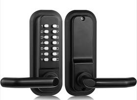 Ol2091 Souyou Mechanical Keyless Entry Door Lock With Handle Stainless Steel Waterproof - New