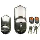 Srced-sn Simplicikey Single Cylinder Satin Nickel Remote Control Electronic Deadbolt 858449002006