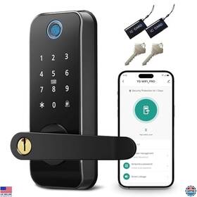 B0dk1cnrbz Stanley Keyless Fingerprint Smart Door Lock With Touchscreen Keypad And Wifi Access