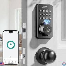 B0f2mglrlr Stanley Smart Keyless Entry Door Lock Wifi App Control Keypad Deadbolt Auto-lock