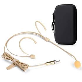 8771 Sujeetec Premium Dual Earhook Face Microphone 3.5mm Screw Lock Plug For Sen... Fast Ship