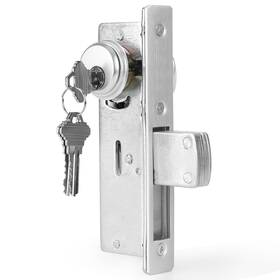 Qkl01 Sumbin Storefront Door Mortise Lock Deadbolt And Cylinder Combo In Aluminum 1-1/8 Inch B