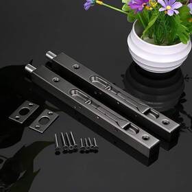 Ulsmc00318 Sumnacon 2pcs 8 Inch Door Bolts - Stainless Steel Concealed Security French D