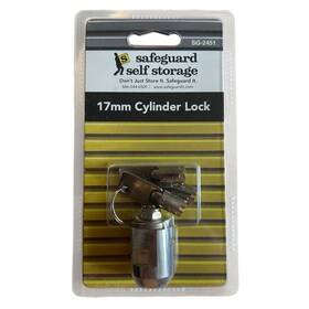 Sg-2401 Supply Side Usa Sg-2451 New Sealed - Long Mill 17mm Cylinder Lock Safeguard Self Storage