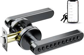 Swikitec 739437900033 In-1 Smart Door Lock With Key Keyless Entry Code App Management