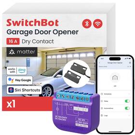 Switchbot 810150542202 Wifi Smart Garage Door Opener Matter Certified Alexa/google/siri/