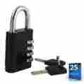 Sx-575-pk25-key2 Fjm Security Combination Padlock With Key Override And Code Discovery Pack Of 25 2 Keys 027536991121