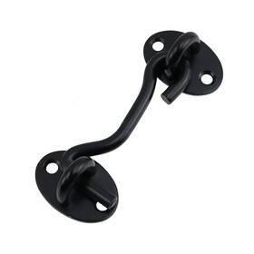 Add06250522 T Tulead 3-inch Barn Door Lock Hook Eye Latch Gate Black Stainless Steel
