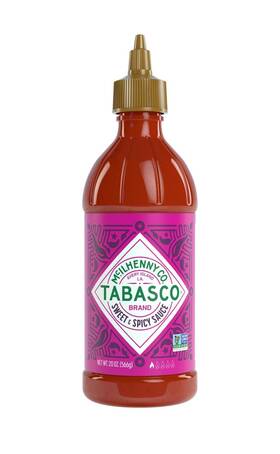 B0d2s49cb6 Tabasco Sweet And Spicy Sauce Mild Squeeze Bottle Ginger Pear Garlic
