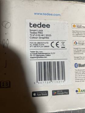 Tlv1.0 Tedee Smart Lock Pro Black
