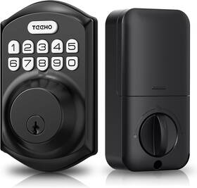 Te001 Teeho 313026419436 Keyless Entry Door Lock With Keypad - Smart Deadbolt For Front