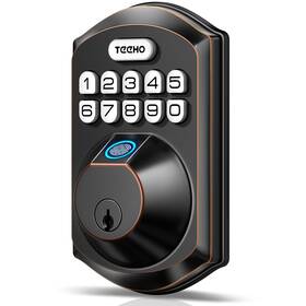 Te002 Teeho 762765885963 Fingerprint Door Lock - Keyless Entry Electronic Keypad Dea