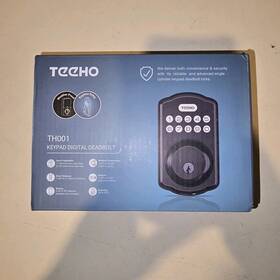 Th001 Teeho Keyless Entry Door Lock With Keypad - Smart Deadbolt For Front