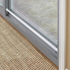 B07m5m2cnp The Lakeside Collection Sliding Door Security Bar With Rubber Tips White
