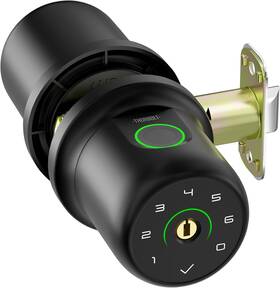 Thorbolt 744759166289 Fingerprint Door Knob Lock With Keypad Biometric Auto-lock 4 Aaa Alka
