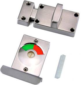Tianlin 445010063004 Hyever Occupied Deadbolt For Bathroom Indicator Lock Door Latch Public Toil