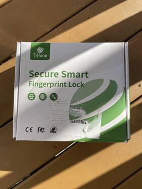 Tiffane 764653050613 Biometric Fingerprint Door Lock Keyless Entry Smart Lever D