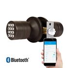 Tl-99-bz Turbolock Bronze Keyless Bluetooth Smart Lock Entry Live Monitoring Door