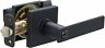 Tms4900 Amazonbasics Contemporary Stamford Door Lever With Lock Entry Matte Black