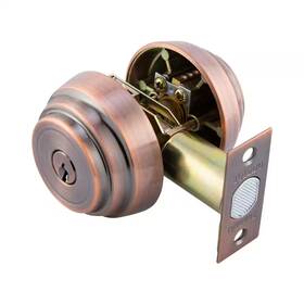 Toledo 726084463288 Double Cylinder Bronze Gate Deadbolt
