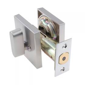 Toledo 744110725209 European Square Rosette Stainless Steel Single Cylinder Deadbolt