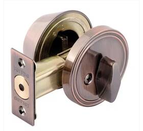 Cv1800-us11 Toledo Single Cylinder Deadbolt Antique Copper Fine Door Locks 3 Keys