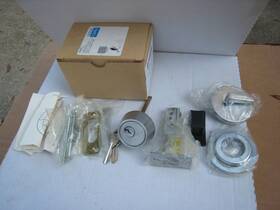 Dbf-61 Townsteel Deadbolt Single Cyli Deadlatch Grade 1 2-3/4 Inch Backset Us26d