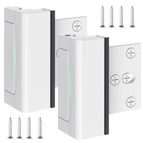 Ly-aqs30-w2 Treasem 2 Pack Home Security Door Lock Childproof Reinforcement With 3 Inc