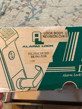 Dl3500 Trilogy Mortise High Security Door Lock Right Hand
