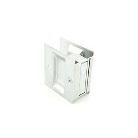 1064.626 Trimco Passage Pocket Door Lock Square Cutout Satin Chrome