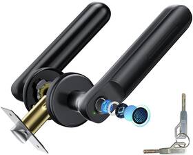 Trinida 614198183768 Fingerprint Door Lock 2022 Upgraded Bedroom Biometric Finger Pri
