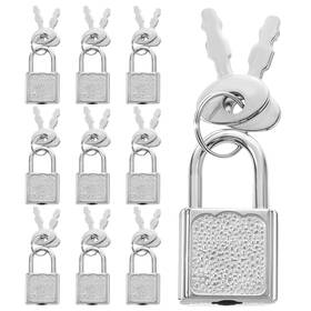 I5xb1hj0 Trinkrittey 637505 1 10pcs Mini Cute Diary Padlocks Locks With Keys Small Luggage
