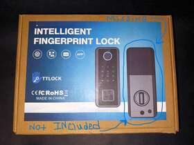 00611419535962 Tt Lock Fingerprint Door Lock/missing Parts