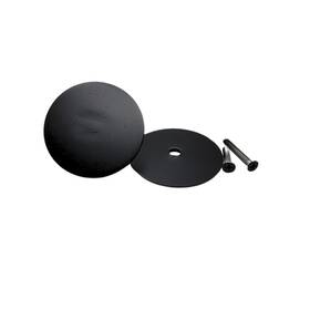 Hc258-bk Tuff Strike Door Hole Cover Plate Dummy Deadbolt Lock Doorknob Filler 2-5/8 Inch Black