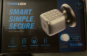 Tl111wm Turbolock Smart Door Lock Wi-fi Bridge Included Remote Keypad Knob