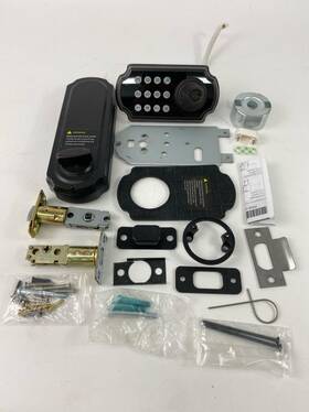 Tl121-114-bn Turbolock Front Door Lockset Combo Digital Deadbolt With Keypad Sl112