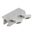 10679 U Defender Security Sliding Door Lock With Double Screws Aluminum Finish