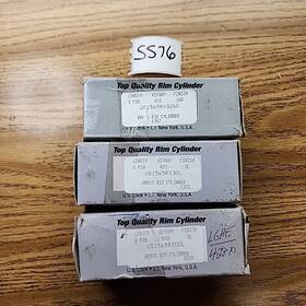 Us1565rx U.s. Lock 1565rx 6 Pin Rx0/rx3 Keyway Brass Rim Cylinders Lot Of 3