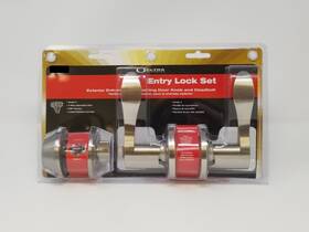 84338 U Ultra Hardware Lexington Level/deadbolt Satin Nickel