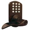 Uf5vd59hof Milocks Oil Rubbed Bronze Keyless Entry Lever Handle Door Lock