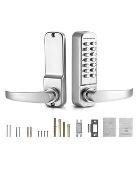 Uimoso 199413052055 Mechanical Keyless Entry Door Lock 14 Key For Fence