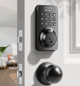 Ulecoce 768510774391 Keyless Entry Door Lock Deadbolt With Handle Set Locks For Front