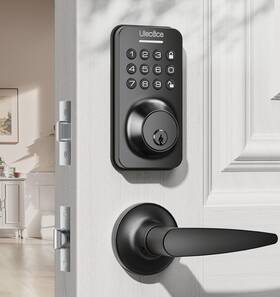 Wz-u18l-b Ulecoce U18l-g Keyless Entry Door Lock Deadbolt With Handle Set Keypad Handl